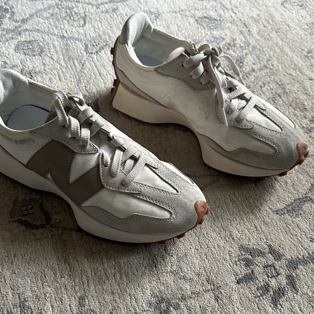 New Balance Women's Sneakers in Gray and White